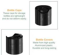 Amazon.com: Uxcell 30pcs PP Plastic Disc Top Caps, 24/410 Replacement Press  Caps, Durable Dispensing Lids for Squeeze Bottles, Black : Industrial & ...