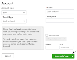 How To Create A New Account In The Chart Of Accounts In
