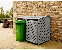 Bergman Double Wheelie Bin Store Bin Store Recycling Storage Bin Storage Ideas Wheelie