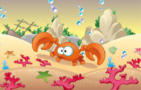 Don Cangrejo Y Cangrejin Erase Una Vez Dos Cangrejos Que Vivian En La Orillita Del Mar Uno De Los C Fabulas Infantiles Cortas Fabulas Para Ninos Don Cangrejo