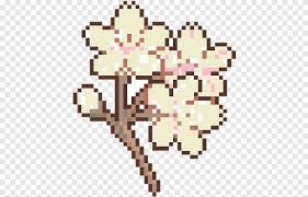 Vintage floral pixel art image nature spring and summer flowers blooming pdf download pattern. Cherry Blossom Pixel Art Bead Cherry Blossom Aesthetics Flower Png Pngegg