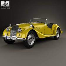 3d Model Of Morgan Plus 4 1954 Classic Cars Vintage Bmw Classic Cars Morgan Cars