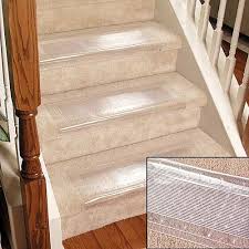 It's possible i say this about every chalk paint transformation we do, but this one. Clear Stair Carpet Protectors From Taylor Gifts Stair Carpet Protector Clear Stair Treads Carpet Stairs