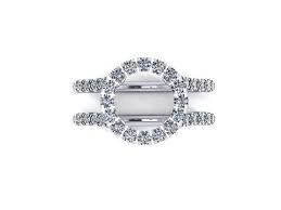 Double Sided 14k Diamond Ring Guard Enhancer Wedding Band Matching Band On Etsy 1 150 00 Fashion Rings Vintage Engagement Rings Halo Wedding Bands