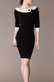 Hepburn Style Elegant Black And White Evening Dress By Chieflady 83 00 Elbise Modelleri Elbise Kiyafet