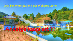 Lost Place Das Verlassene Schwimmbad Mit Der Wellenrutsche Youtube