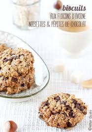 Biscuits Aux Flocons D Avoine Noisettes Pepites De Chocolat Recette Flocons D Avoine Cookies Recette Recettes De Cuisine