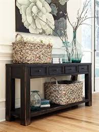 Gavelston Sofa Table By Ashley Furniture Black Sofa Table Home Decor Furniture