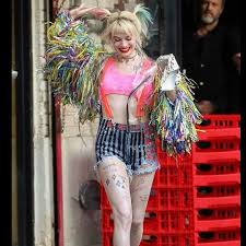 Harley Quinn Birds Of Prey Caution Tape Jacket Pin On Harley Quinn