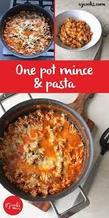 One Pot Mince With Pasta A Recipe From Vj Cooks Mince Recipes Dinner Pasta And Mince Recipes Mince Dishes