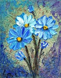 Check spelling or type a new query. Blue Flowers By Luiza Vizoli Blue Flower Painting Flower Painting Flower Art