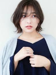 star tokyo岸 ひし形くびれボブカットの小顔カット 渋谷渋谷駅 ボブカット ショートカット yahoo beauty ボブカット ミディアムボブのヘアスタイル ヘアスタイル記録