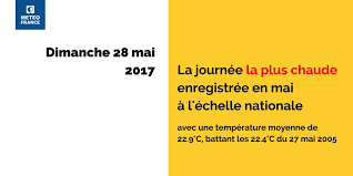 Meteo 27 mai, prognoza meteo 27 mai, vremea 27 mai, prognoza. Meteo France On Twitter Records Ce Dimanche A Ete La Journee La Plus Chaude Enregistree En Mai A L Echelle Nationale
