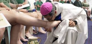 (redirected from washing the feet of the apostles). Bishop Vincent Washes And Kisses Prisoners Feet On Holy Thursday Catholic Outlook