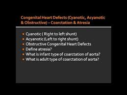Congenital Heart Defects Cyanotic Acyanotic Obstructive Coarctation Atresia Youtube Pediatric Nursing Congenital Heart Defect Nursing Videos