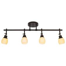 Pro Track Elm Park 4 Head Bronze Complete Track Light Kit Target