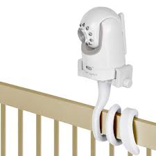 Buy Baby Monitor Mount Camera Shelf Compatible with Infant Optics DXR 8 and  Most Other Baby Monitors,Universal Baby Camera Holder,Attaches to Crib Cot  Shelves or Furniture (White) Online at Low Prices in