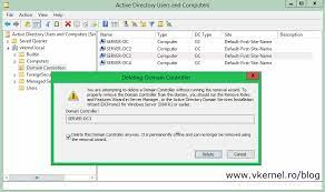 Restoring Failed Active Directory Domain Controllers - Adrian Costea's Blog