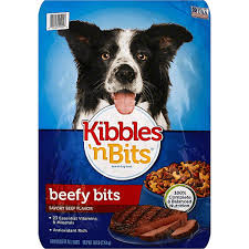 Kibbles N Bits Dog Food Beefy Bits Savory Beef Flavor