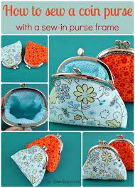 How To Sew A Coin Purse With A Sew In Purse Frame So Sew Easy Coin Purse Pattern Purse Patterns Purses