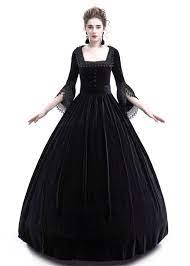 Black Velvet Ball Gown Victorian Gown D3001 D Roseblooming Victorian Gown Black Victorian Dress Fairytale Dress