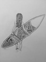 Instagram Laurenmbm Shared By Lauren B M On We Heart It Surf Drawing Art Sketches Surf Art