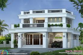 40 Lakhs Cost Estimated Decorative Flat Roof Home House Roof Design Kerala House Design Flat Roof House