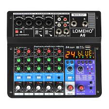 Don't delay your decision any longer. Lomeho A6 Sound Mixing 6 Channels Blustooth Mobile Usb Record Computer Playback 48v Phanton Power Input Audio Mixer Hot Price Deb9a4 Goteborgsaventyrscenter