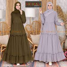 Pembayaran mudah, pengiriman cepat & bisa cicil 0%. Riandha Gallery Baju Gamis Wanita Terbaru Ceruty Babydoll Muslim Syari Cod Atasan Muslim Ceruty Shopee Indonesia