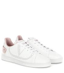 Valentino Garavani Backnet Leather Sneakers