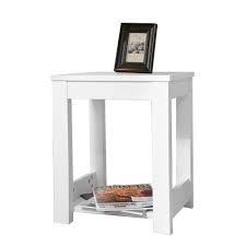 With a contemporary design, this bedside table offers the storage and surface area you need on a small footprint. Panana Small Bedside Table Wooden Side Table Cabinet Storage Unit With Shelf White Bedroom Living Room Home Kitchen Home Garden Store Springcanyonwsd Com