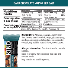 Kind Dark Chocolate Nuts And Sea Salt Bar 1 4 Ounce Liberty Mountain Sports Amazon Com Grocery Gourmet Food