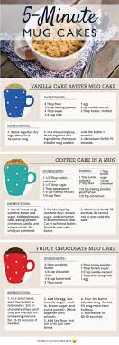 You Can T Help But Love These Mug Cake Recipes And These From The Best Dessert Recipes On Pinterest Are A Doddle T Mug Recipes Easy Mug Cake 5 Minute Mug Cakes
