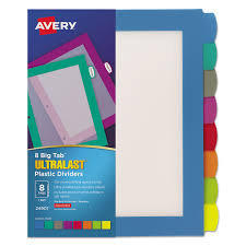 Jul 15, 2016 · hi jackie, i am happy to help! Big Tab Ultralast Plastic Dividers 8 Tab 11 X 8 5 Assorted 1 Set Cam Office Services Inc