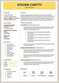 This doesn't work for many reasons. 10 Free Cv Templates For Word The Ultimate Collection Hello Youth