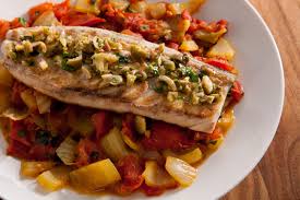 Grilled Mackerel With Tomato Fennel And Capers Recipe Recipe Mackerel Recipes Capers Recipe Endive Recipes