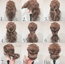 Easy Updo Curly Hair Updo Curly Hair Styles Hair Updos Tutorials