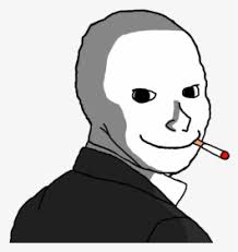(a running joke online is that, because the word whom sounds smarter, the question whom tryna send. Png Wojak Transparent Png Transparent Png Image Pngitem