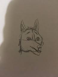 Anyways, its how i draw it 🐺 thank you for watching! I Cannot Draw But I Tired First Time Drawing A Furry Head Type Thing Furry