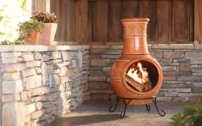 Terracotta Chimera Fire Pit In The Corner Of A Stone Courtyard Fire Pit Fire Pit Landscaping Make A Fire Pit