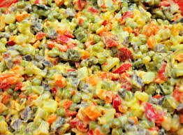 Salata de boeuf(vita) sau pui. Rindfleischsalat Salata De Boeuf Miss Red Fox