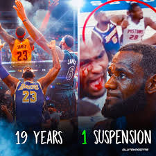 LeBron will remember Isaiah Stewart for the rest of his life 😅