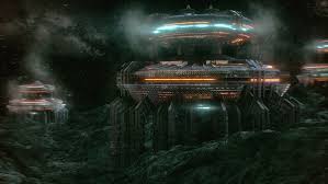 Asteroid Mining Station By Kresimirjelusic Sciencefiction Scifi Asteroid Mining Station Sci Fi Concept Art