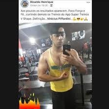 V Shape Treinoa Super Treinos App Musculacao Avancada