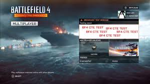 For example, if you want to unlock … Battlefield 4 Cte Comes To Xbox One