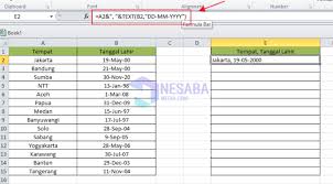 Iyalah suatu metode penyusunan strategi perusahaan ataupun organisasi yang bersifat satu unit. 2 Cara Menggabungkan Tempat Dan Tanggal Lahir Di Excel