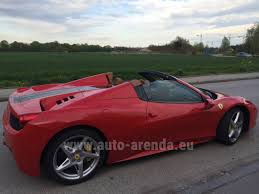 To hire the ferrari 458 italia spider cabrio we offer you to make a request for car. Rent The Ferrari 458 Italia Spider Cabrio Car In Monaco Ville