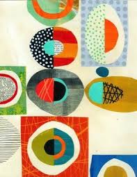 Paint Paper Pattern Create Your Own Collage Papers Paper Collage Art Art Quilts Modern Abstract Art Geometric