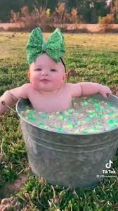 Lucky Charms Milk Bath Video In 2021 Baby Milk Bath Milk Bath Photography Baby Photoshoot Girl