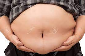 太った女性はぽっちゃりとした肥満丸いデブ豊満を分離の写真素材・画像素材 Image 38495089